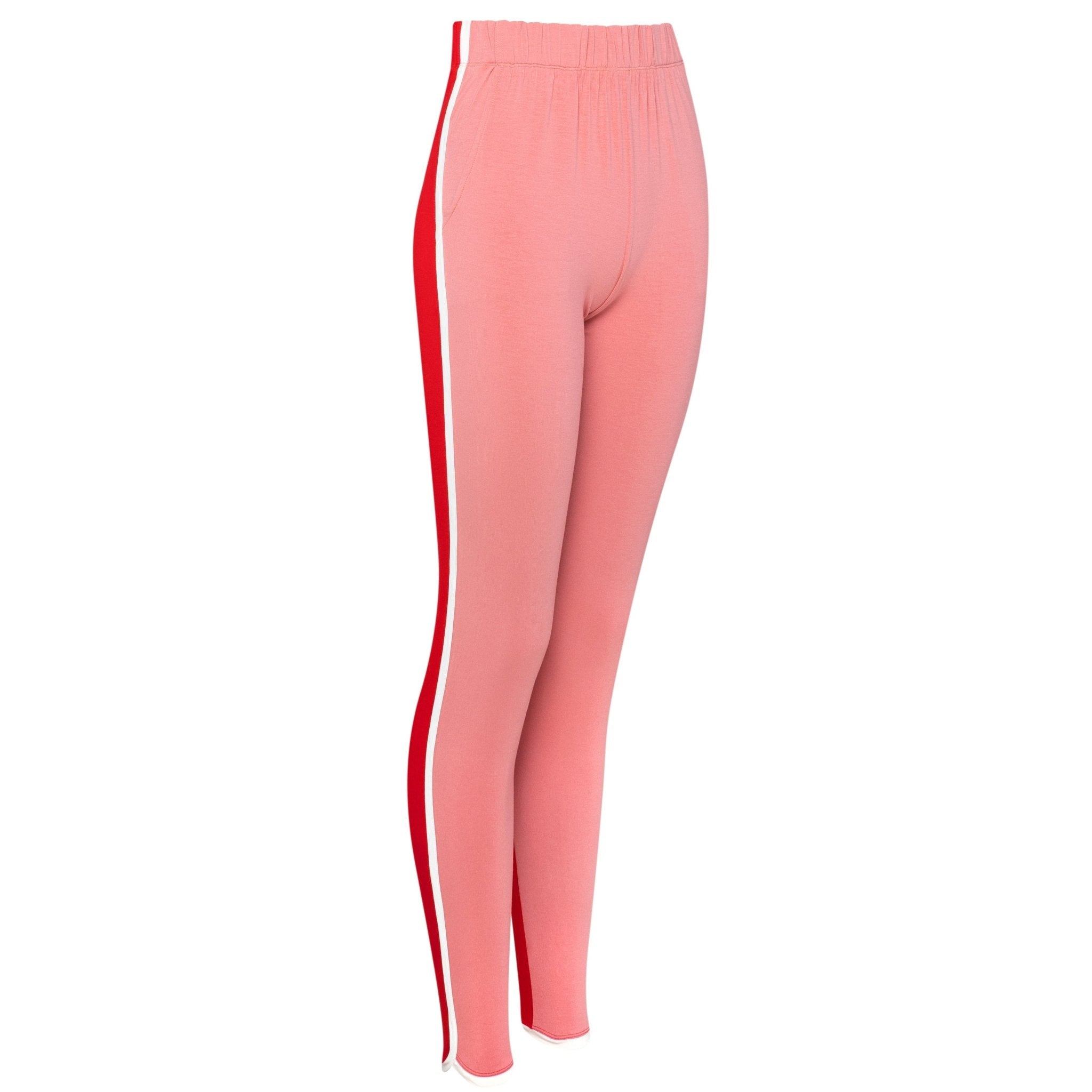 GIRL Seaside Pants In Rose & Red - Diazza