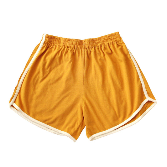 GIRL Seaside Runner Recycled Shorts in Sunflower Yellow - Diazza