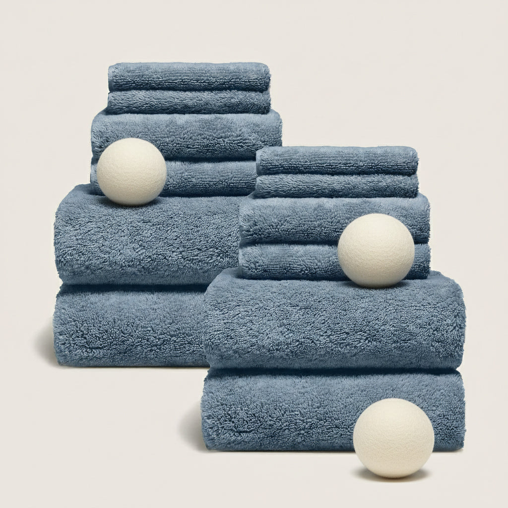 Ultraplush Australian Cotton Towels Family Set Italic