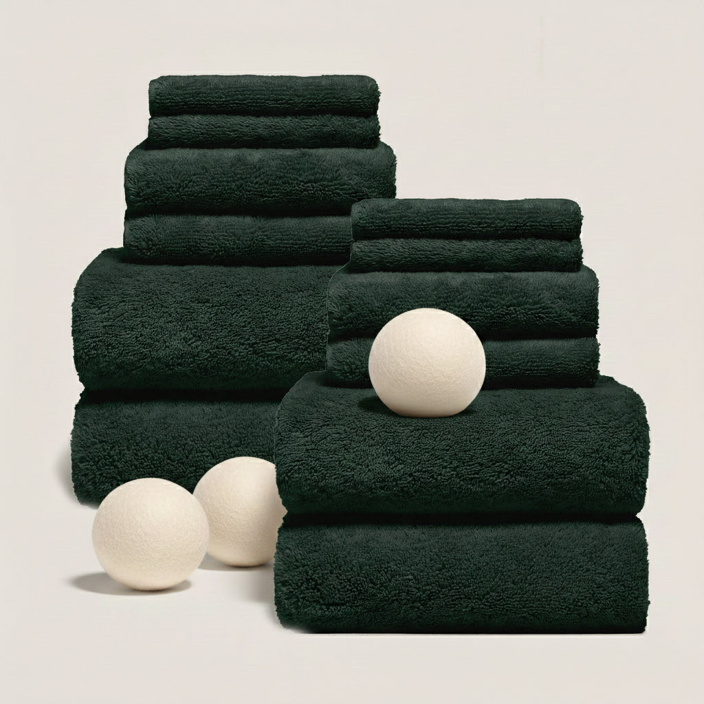 Ultraplush Australian Cotton Towels Family Set Italic