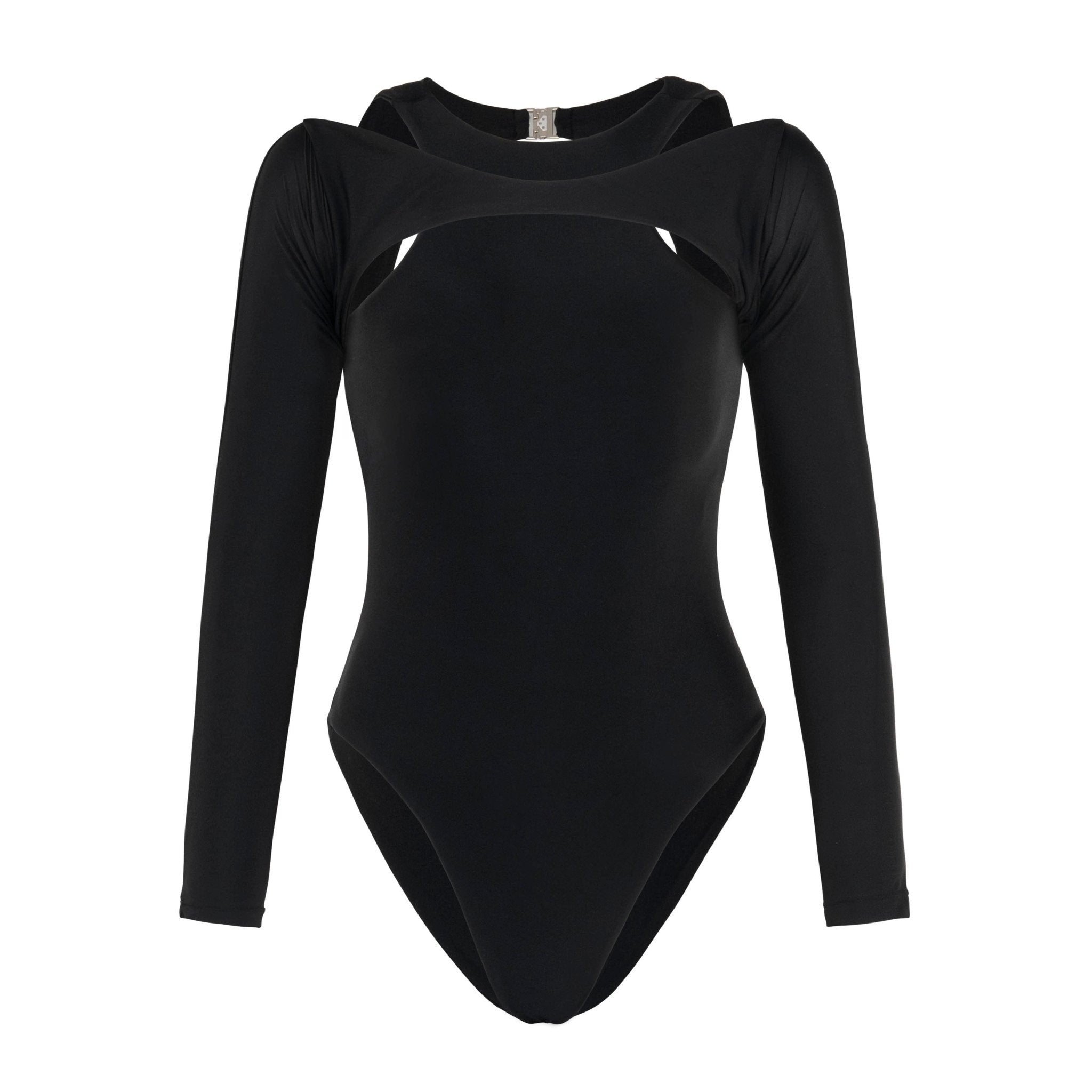 JUPITER Open - back Recycled Two - piece Swimsuit In Black - Diazza