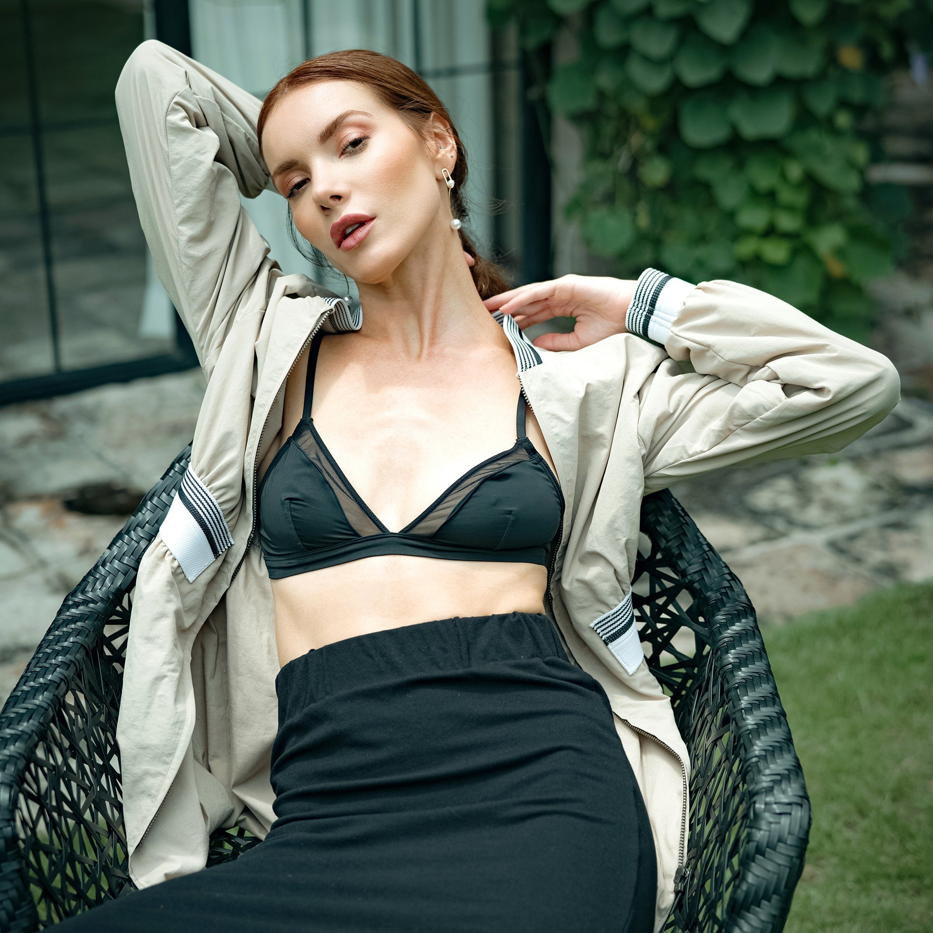 KAMALA Recycled Feminine Bomber Jacket - Diazza