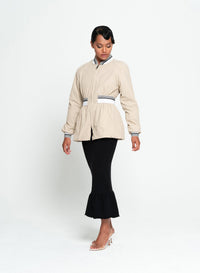 KAMALA Recycled Feminine Bomber Jacket - Diazza