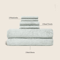 Ultraplush Australian Cotton Towels Luxe Set Italic