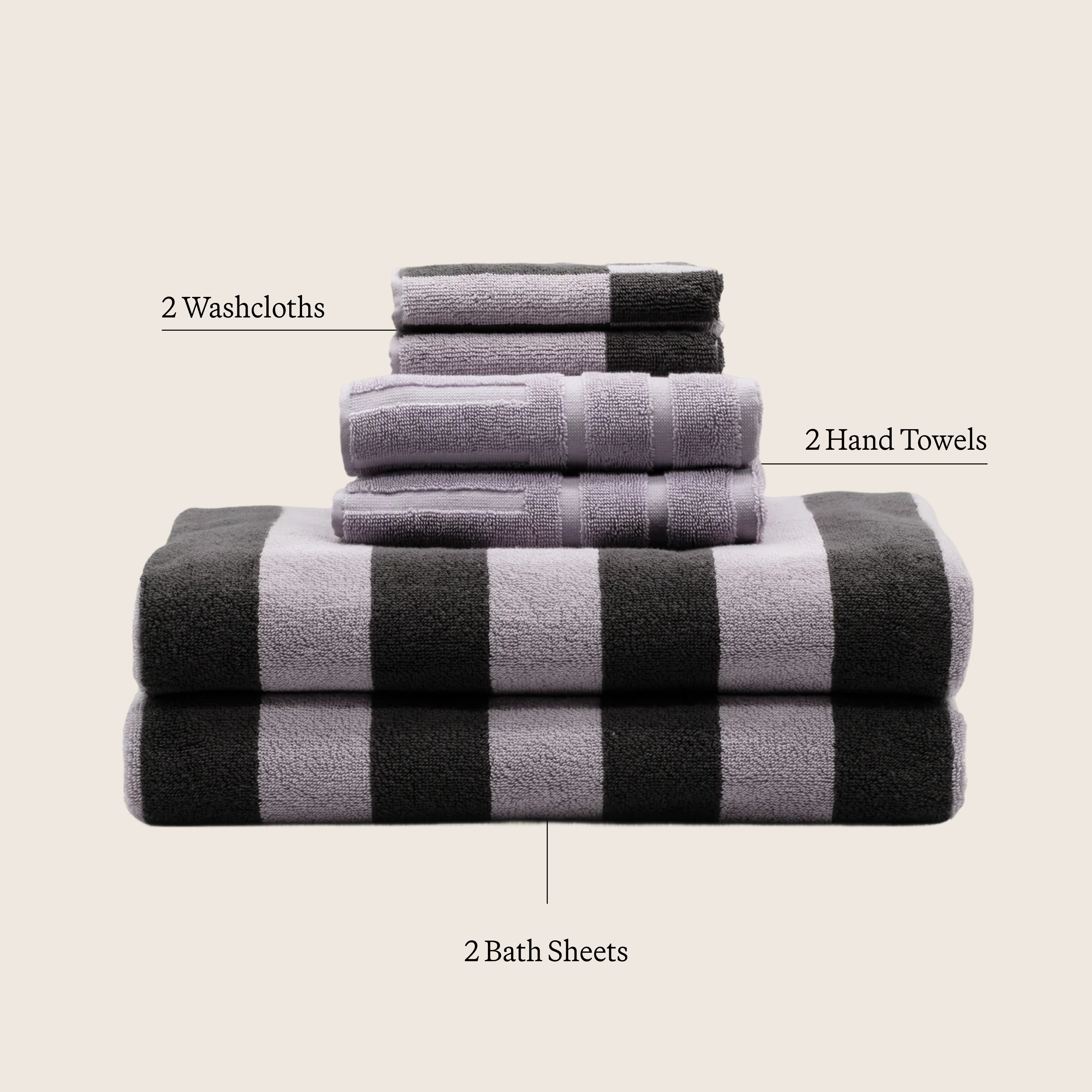 Australian Cotton Towels Italic