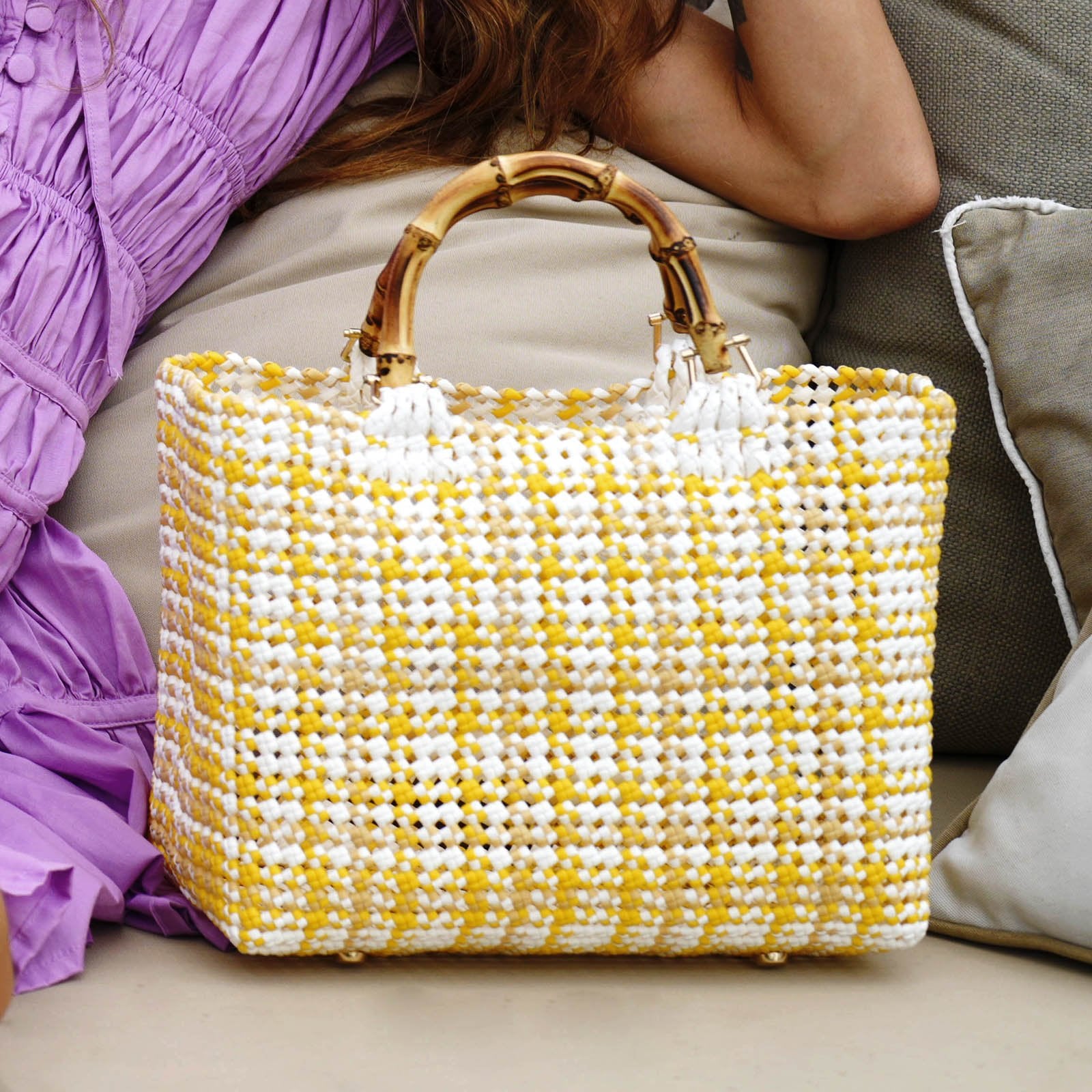 MARCHE Venice Recycled Market Tote Bag - Diazza