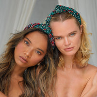 MERAK Peacock Batik Crystals Headband - Diazza