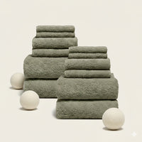 Ultraplush Australian Cotton Towels Family Set Italic