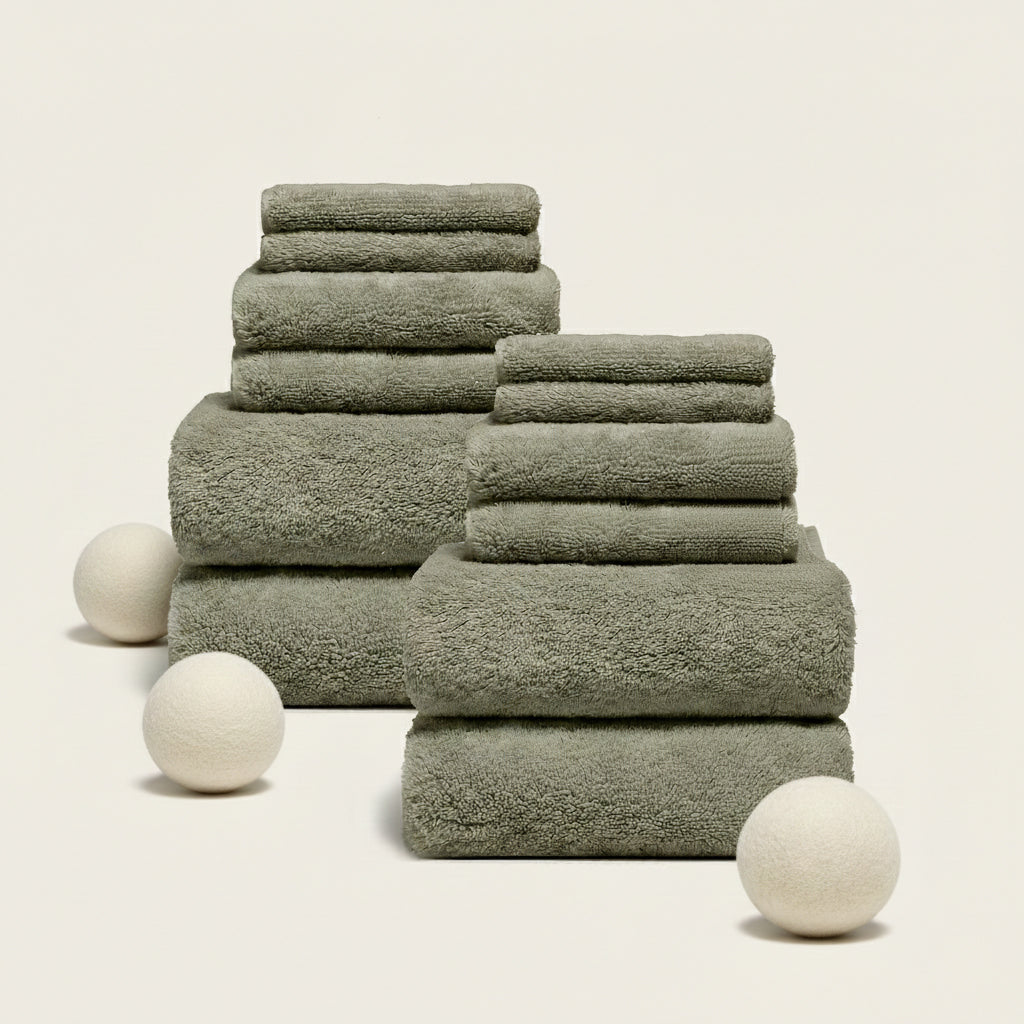 Ultraplush Australian Cotton Towels Family Set Italic