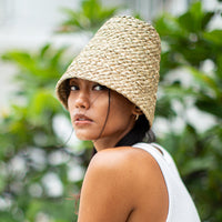 NAPA High - crown Straw Hat - Diazza