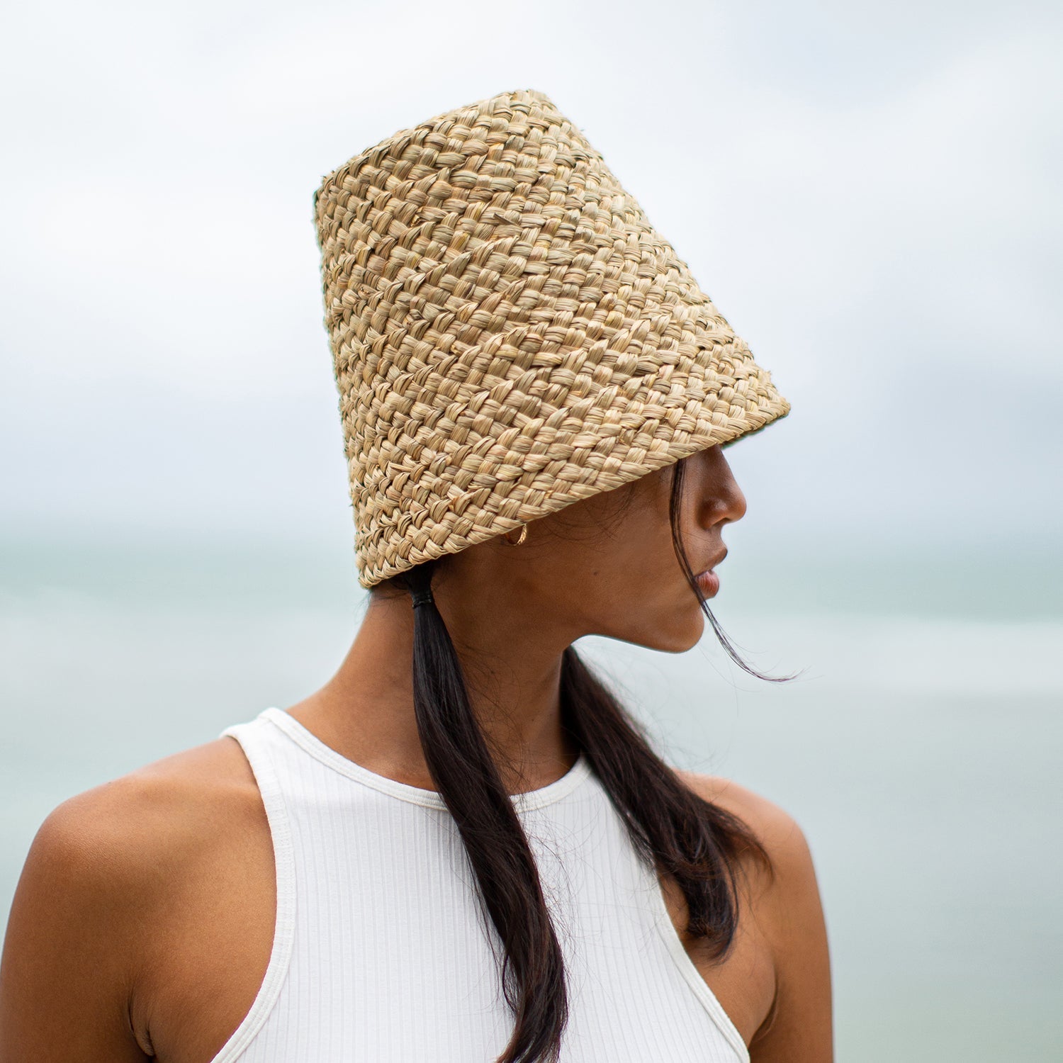 NAPA High - crown Straw Hat - Diazza