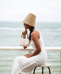 NAPA High - crown Straw Hat - Diazza