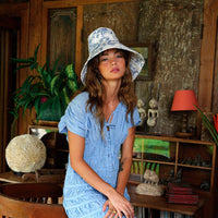 NAU Botanica Hat In Indigo Blue - Diazza