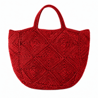 NICO Handwoven Raffia Tote Bag - Diazza
