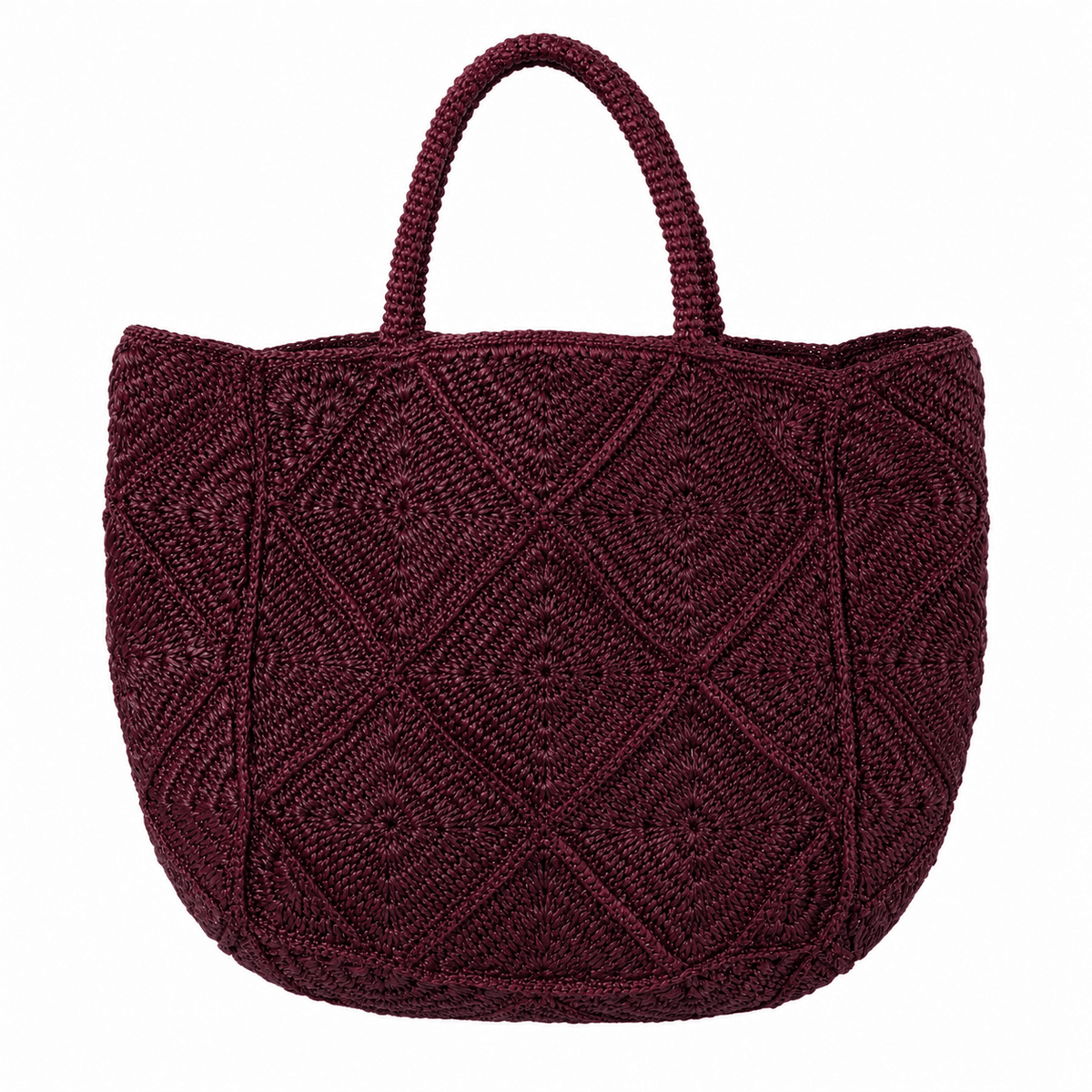 NICO Handwoven Raffia Tote Bag - Diazza