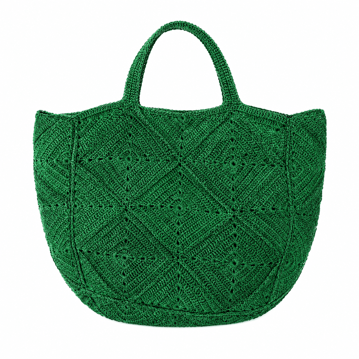 NICO Handwoven Raffia Tote Bag - Diazza