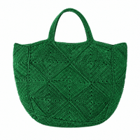 NICO Handwoven Raffia Tote Bag - Diazza