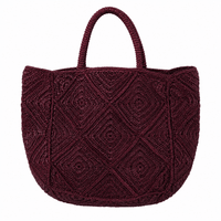 NICO Handwoven Raffia Tote Bag - Diazza
