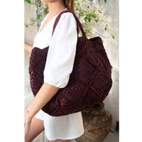 NICO — Handwoven Raffia Tote Bag, Natural - Diazza