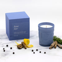 Noir Swiss Scented Glass Candle - Diazza