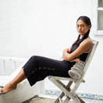 OLA Organic Cotton Midi Dress In Black - Diazza