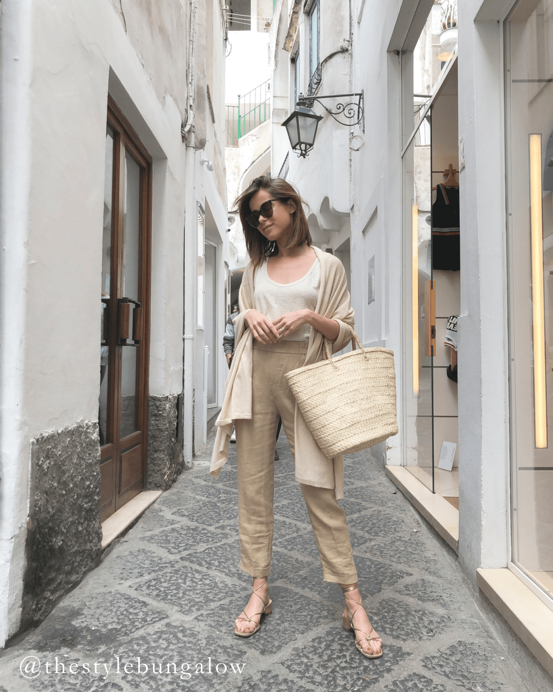 PALM — Handwoven Palm Leaf Market Tote, Natural - Diazza