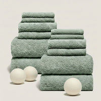 Ultraplush Australian Cotton Towels Family Set Italic