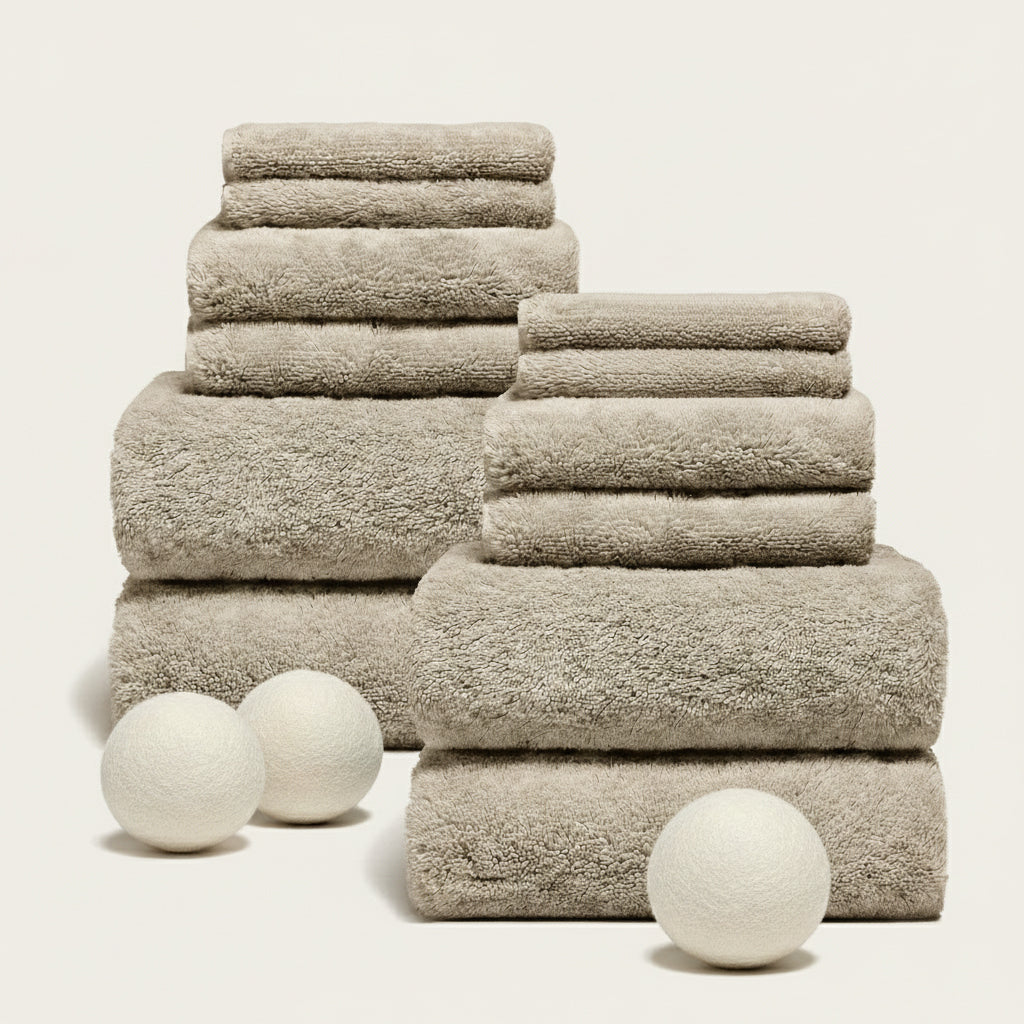 Ultraplush Australian Cotton Towels Family Set Italic