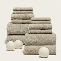 Ultraplush Australian Cotton Towels Family Set Italic