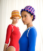 SCHOOLGIRL Plaid Crochet Hat - Diazza