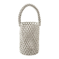 SILVA Metallic Beads Bucket Bag - Diazza