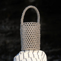 SILVA Metallic Beads Bucket Bag - Diazza