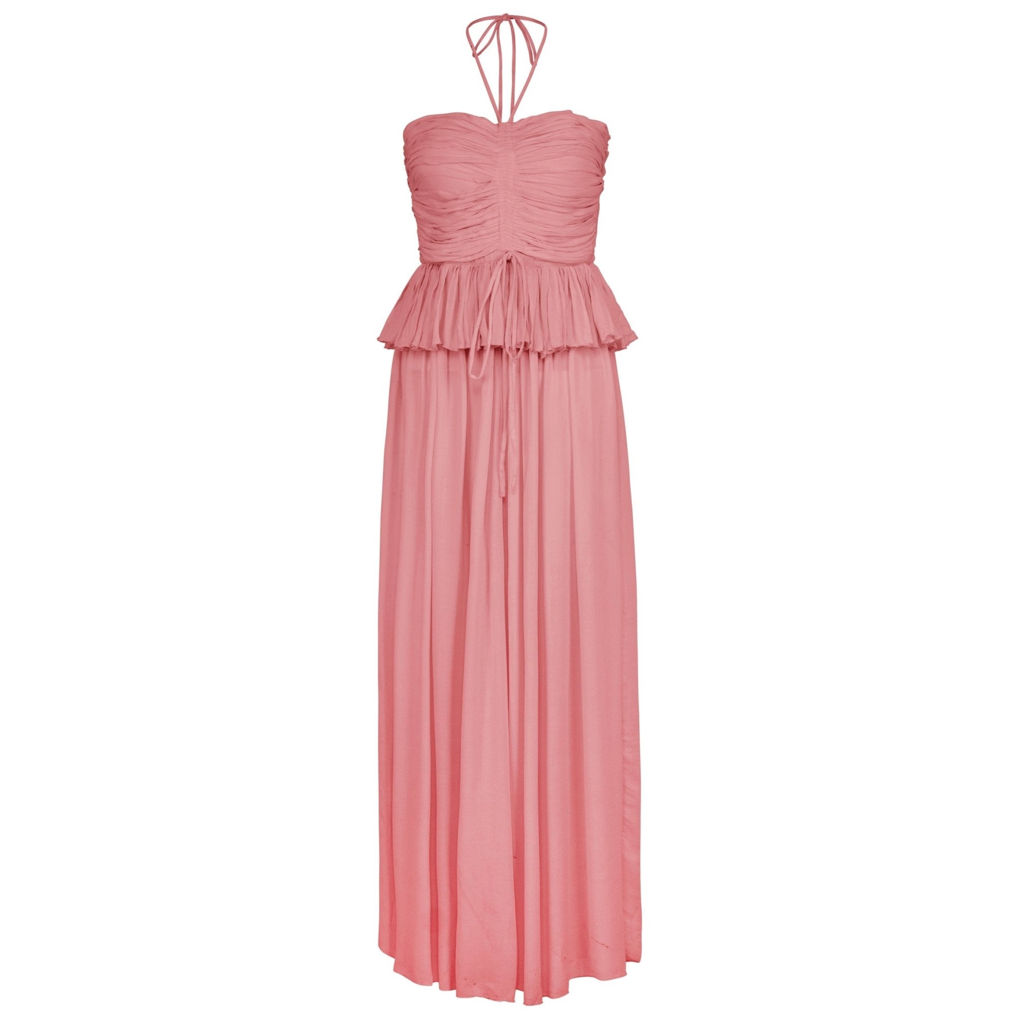 SRI Bamboo Palazzo Jumpsuit in Blush Pink - Diazza