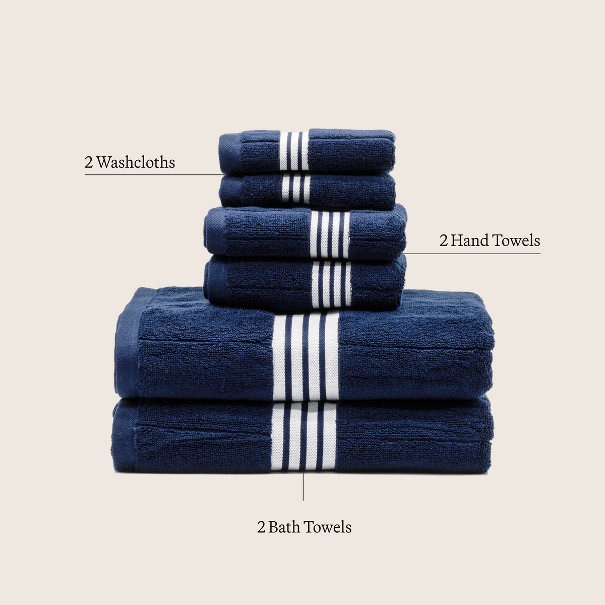 Nautilus Towels Italic
