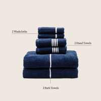 Miramar Australian Cotton Towels Italic