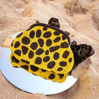 The Arnoldi Venom Clutch Bag In Black & Yellow - Diazza