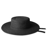 The Loli Jute Hat in Black - Diazza
