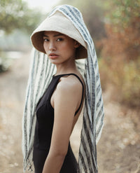 The Naomi Jute Clochet Straw Hat in Beige - Diazza