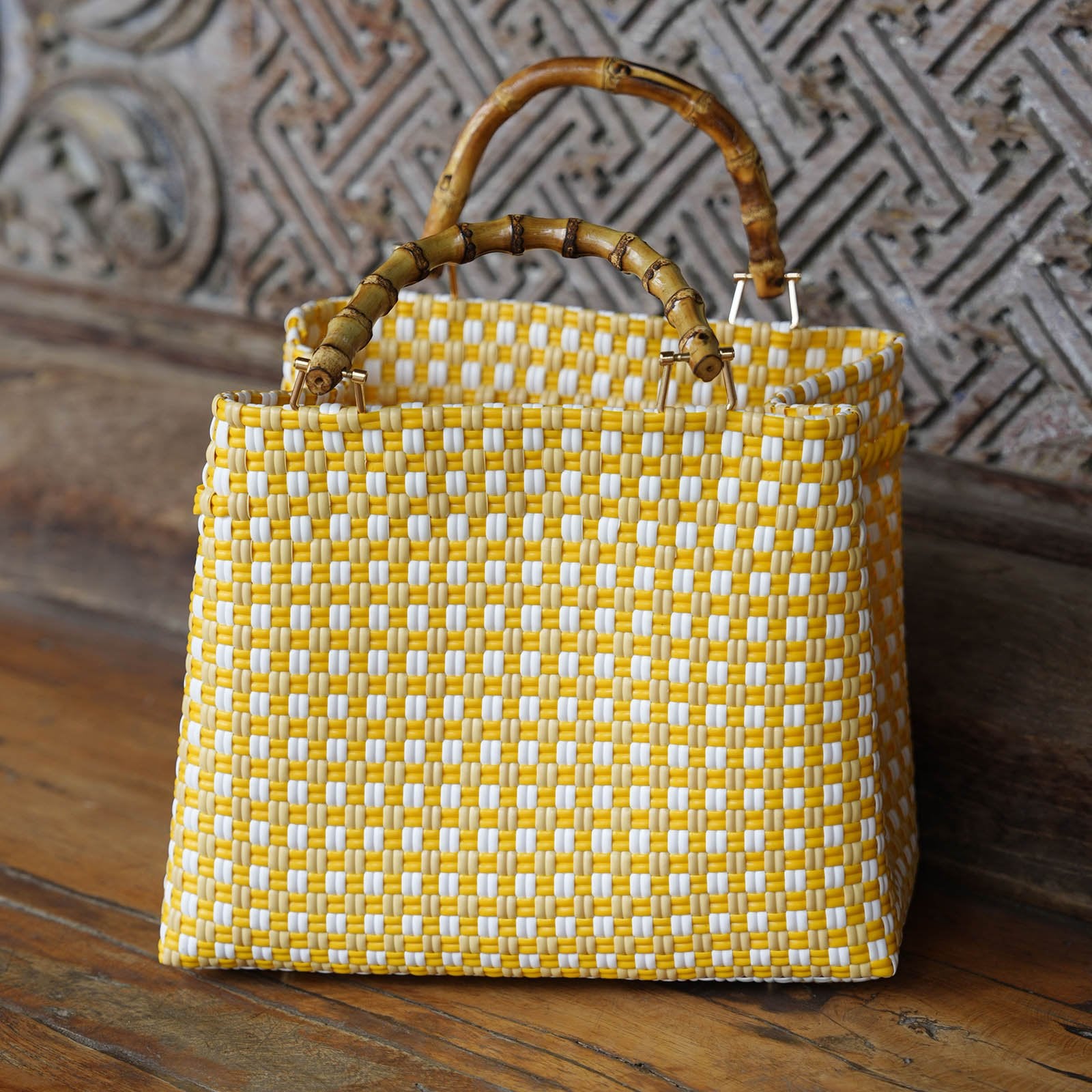 The Tuku Sunset Recycled Market Tote Bag - Diazza