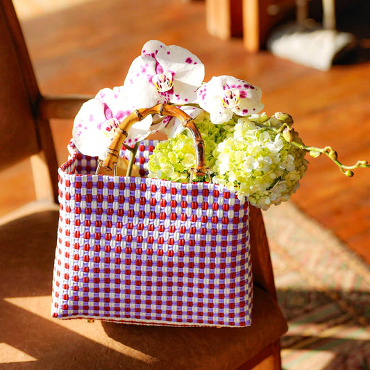 TUKU Beverly Recycled Market Tote Bag - Diazza