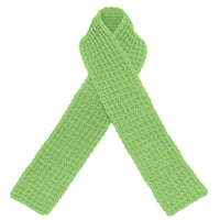 WAFFLE Crochet Scarf in Sage Green - Diazza