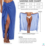 Women's Beach Sarong Wrap - Swimsuit Cover Up Pareo Skirt - Multi - Style Beach Dress - Diazza