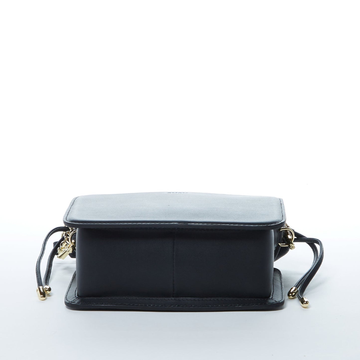 Women's Black Leather Bucket Bag - SUSU Patricia Drawstring Medium Purse - Diazza