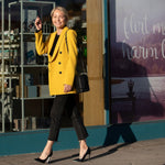 Women's Black Leather Bucket Bag - SUSU Small Crossbody Handbag with Gold Hardware - Diazza