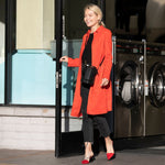 Women's Black Leather Bucket Bag - SUSU Small Crossbody Handbag with Gold Hardware - Diazza