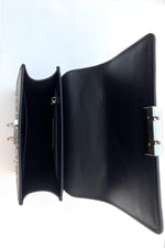 Women's Black Leather Convertible Backpack - SUSU Hollywood 3 - in - 1 Crossbody Purse - Diazza