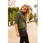 Women's Black Leather Crossbody Bag - SUSU Saxon Small Messenger Purse - Diazza