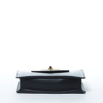 Women's Black Leather Mini Crossbody Bag - SUSU Wristlet Purse with Chain Strap - Diazza