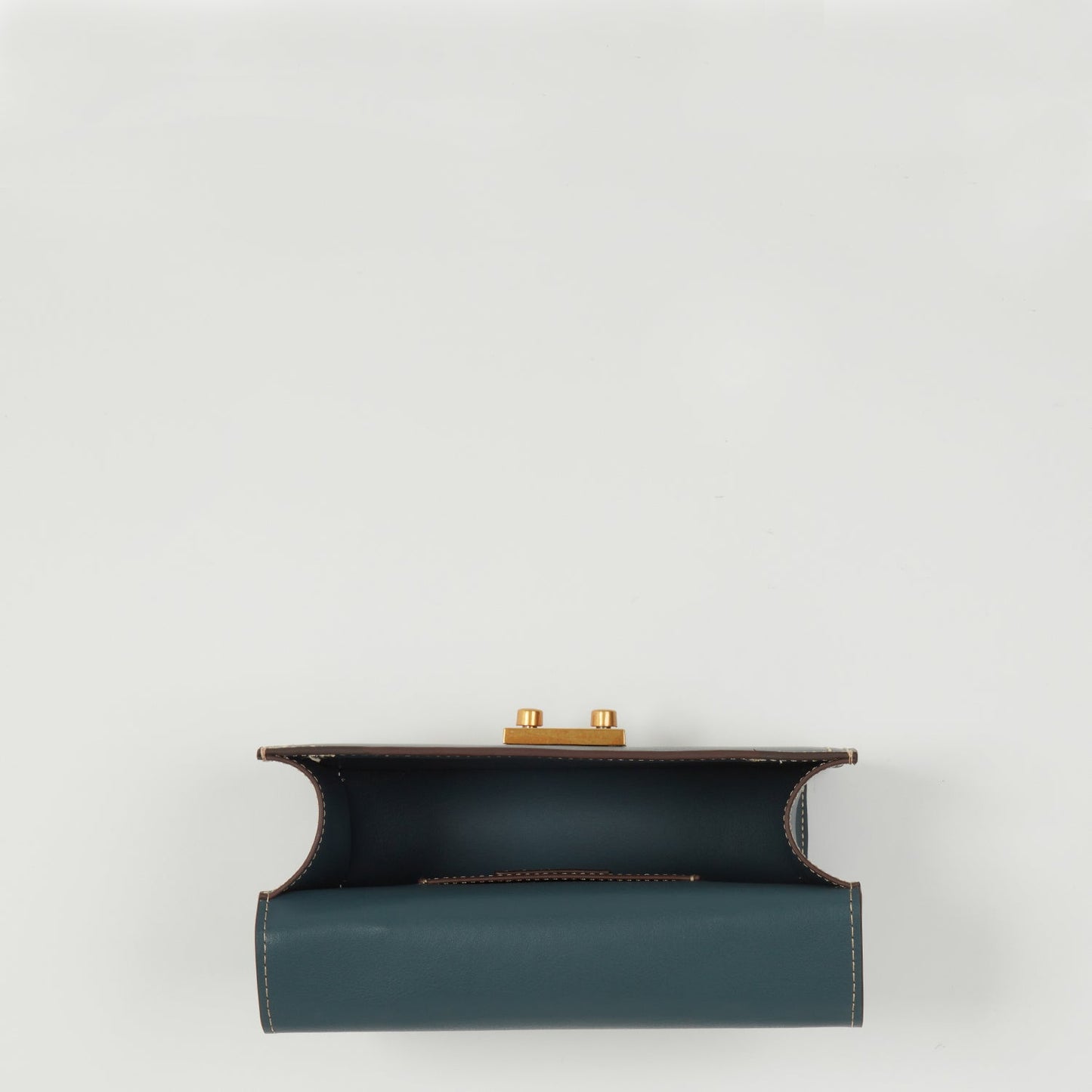 Women's Blue Leather Small Crossbody Bag - SUSU Compact Travel Purse - Diazza