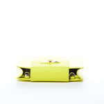 Women's Bright Yellow Mini Crossbody Bag - SUSU Mary Leather Wristlet Purse - Diazza